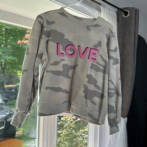 LOVE Camo Sweatshirt